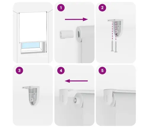 Rullo Žalūzija Dušai, 140X240 Cm, Auduma Platums 136 Cm Vidaxl