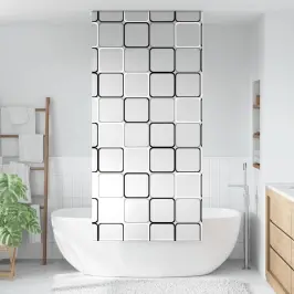 Rullo Žalūzija Dušai, 110X240 Cm, Auduma Platums 106 Cm Vidaxl
