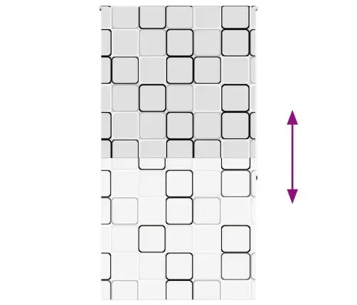 Rullo Žalūzija Dušai, 140X240 Cm, Auduma Platums 136 Cm Vidaxl