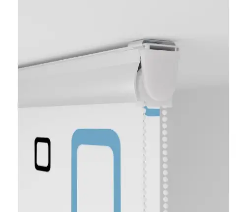 Rullo Žalūzija Dušai Kaseti, 60X240 Cm, Auduma Platums 56 Cm Vidaxl