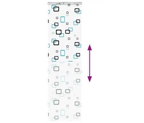 Rullo Žalūzija Dušai Ar Kaseti, 80X240 Cm, Auduma Platums 76 Cm Vidaxl