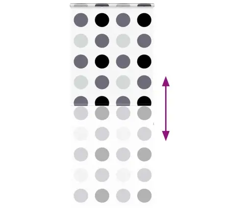 Rullo Žalūzija Dušai Kaseti, 110X240 Cm, Auduma Platums 106 Cm Vidaxl