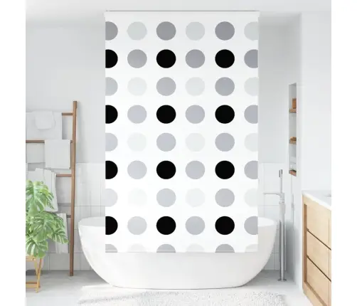 Rullo Žalūzija Dušai Kaseti, 140X240 Cm, Auduma Platums 136 Cm Vidaxl