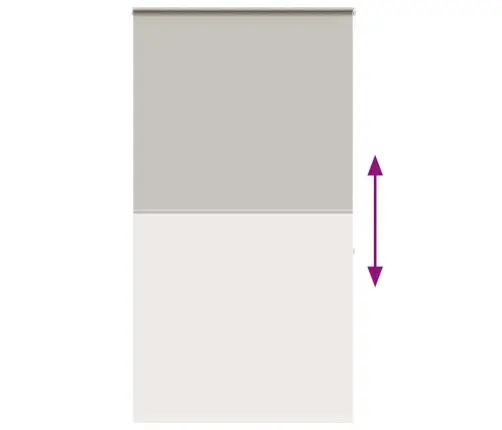 Rullo Žalūzija Dušai Kaseti, 120X240 Cm, Auduma Platums 116 Cm Vidaxl