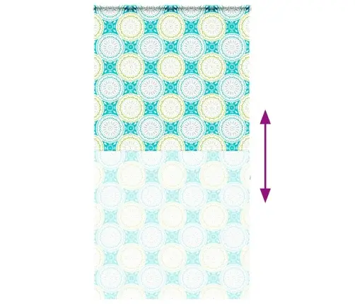 Rullo Žalūzija Dušai Kaseti, 140X240 Cm, Auduma Platums 136 Cm Vidaxl