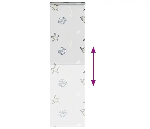 Rullo Žalūzija Dušai Kaseti, 70X240 Cm, Auduma Platums 66 Cm Vidaxl Rullo Žalūzija Dušai Kaseti, 70X240 Cm, Auduma Platums 66 Cm Vidaxl