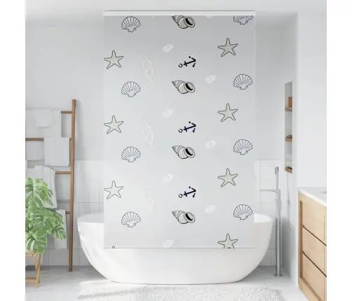 Rullo Žalūzija Dušai Kaseti, 120X240 Cm, Auduma Platums 116 Cm Vidaxl