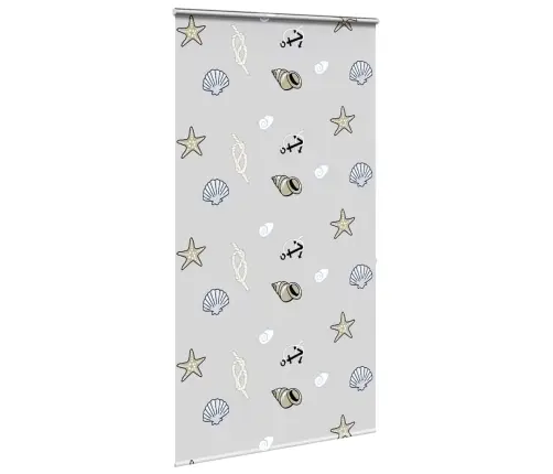 Rullo Žalūzija Dušai Kaseti, 130X240 Cm, Auduma Platums 126 Cm Vidaxl