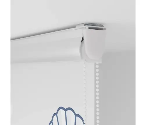 Rullo Žalūzija Dušai Kaseti, 130X240 Cm, Auduma Platums 126 Cm Vidaxl