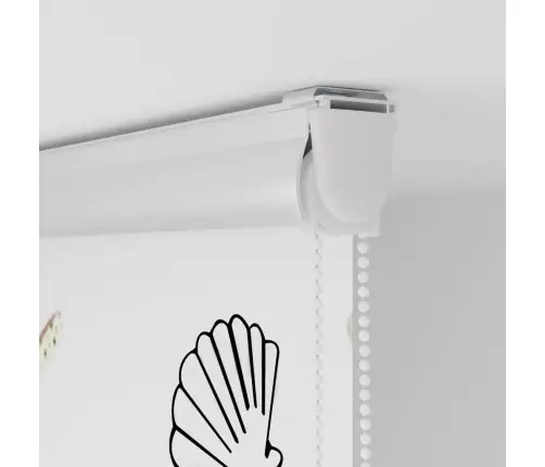 Rullo Žalūzija Dušai Kaseti, 90X240 Cm, Auduma Platums 86 Cm Vidaxl