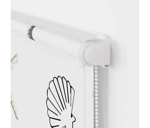 Dušo Roletas Su Kasete, 110X240 cm Audinio Plotis 106 Cm