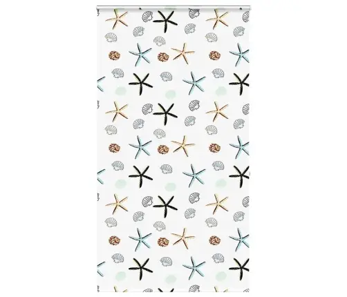 Rullo Žalūzija Dušai Kaseti, 130X240 Cm, Auduma Platums 126 Cm Vidaxl