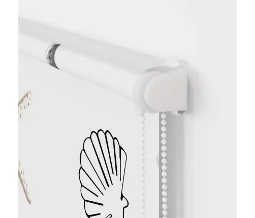 Rullo Žalūzija Dušai Kaseti, 130X240 Cm, Auduma Platums 126 Cm Vidaxl