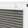Plisētās Žalūzijas Antracīts 40X100 Cm Auduma Platums 39,4 Cm Vidaxl