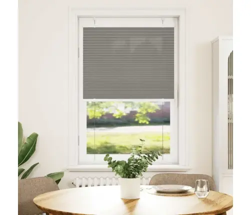 Plisētās Žalūzijas Antracīts 80X100 Cm Auduma Platums 79,4 Cm Vidaxl