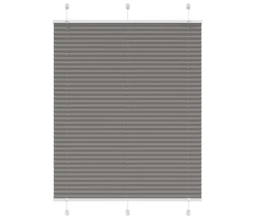 Plisētās Žalūzijas Antracīts 105X100 Cm Auduma Platums 104,4 Cm Vidaxl