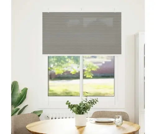 Plisētās Žalūzijas Antracīts 105X100 Cm Auduma Platums 104,4 Cm Vidaxl