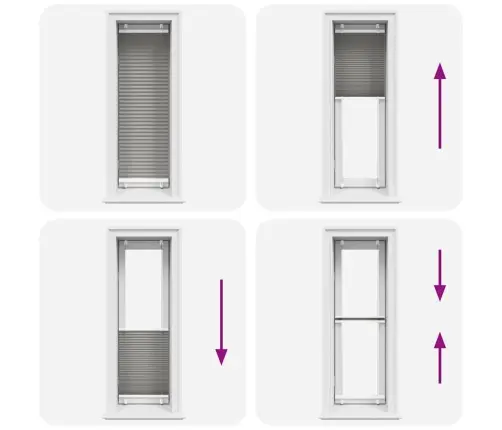 Plisētās Žalūzijas Antracīts 40X150 Cm Auduma Platums 39,4 Cm Vidaxl