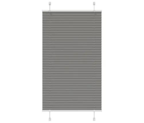 Plisuota Žaliuze Antracitas 80X150 Cm Audinio Plotis 79,4 Cm