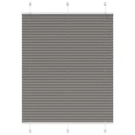 Plisētās Žalūzijas Antracīts 105X150 Cm Auduma Platums 104,4 Cm Vidaxl