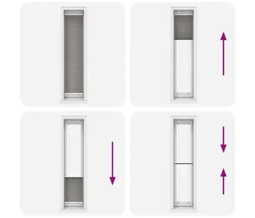 Plisseeritud Ruloo Antratsiit 40X200 Cm Kanga Laius 39,4 Cm