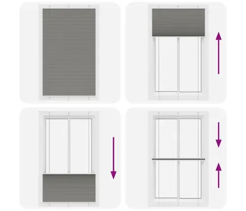 Plisētās Žalūzijas Antracīts 115X200 Cm Auduma Platums 114,4 Cm Vidaxl