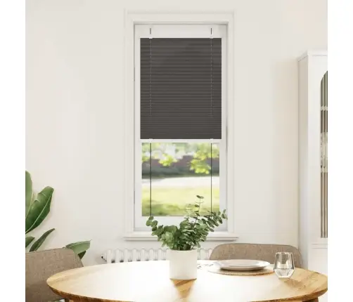 Plisuota Žaliuze Juoda 40X100 Cm Audinio Plotis 39,4 Cm