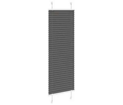 Plisuota Žaliuze Juoda 40X100 Cm Audinio Plotis 39,4 Cm