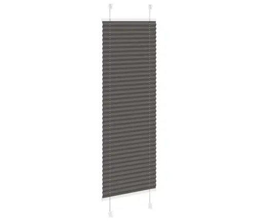 Plisuota Žaliuze Juoda 40X100 Cm Audinio Plotis 39,4 Cm