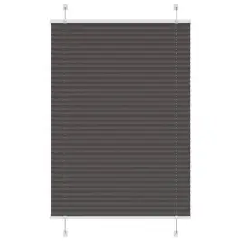 Kroku Žalūzija Melna 85X100 Cm Auduma Platums 84,4 Cm Vidaxl