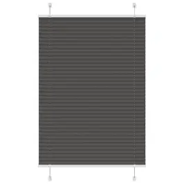 Kroku Žalūzija Melna 95X100 Cm Auduma Platums 94,4 Cm Vidaxl