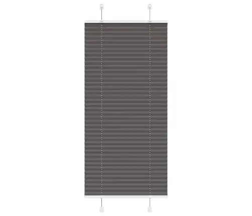 Plisseeritud Ruloo Must 60X150 Cm Kanga Laius 59,4 Cm Polüester