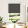 Kroku Žalūzija Melna 80X150 Cm Auduma Platums 79,4 Cm Vidaxl