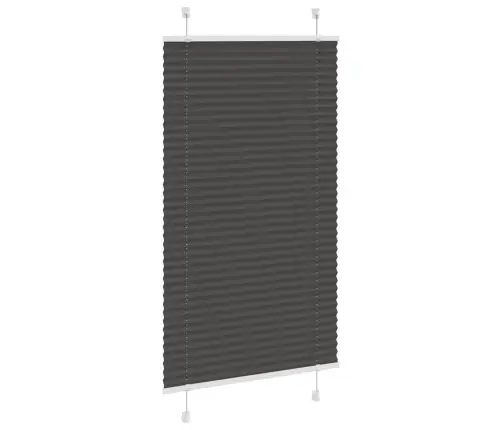 Kroku Žalūzija Melna 80X150 Cm Auduma Platums 79,4 Cm Vidaxl