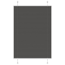 Kroku Žalūzija Melna 100X150 Cm Auduma Platums 99,4 Cm Vidaxl