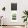 Kroku Žalūzija Melna 60X200 Cm Auduma Platums 59,4 Cm Vidaxl
