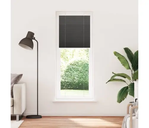 Kroku Žalūzija Melna 70X200 Cm Auduma Platums 69,4 Cm Vidaxl