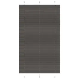 Kroku Žalūzija Melna 115X200 Cm Auduma Platums 114,4 Cm Vidaxl