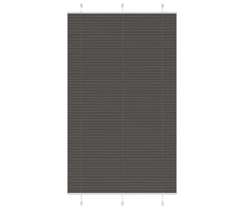 Plisuota Žaliuze Juoda 120X200 Cm Audinio Plotis 119,4 Cm