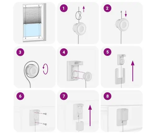Plisuota Žaliuze Juoda 120X200 Cm Audinio Plotis 119,4 Cm