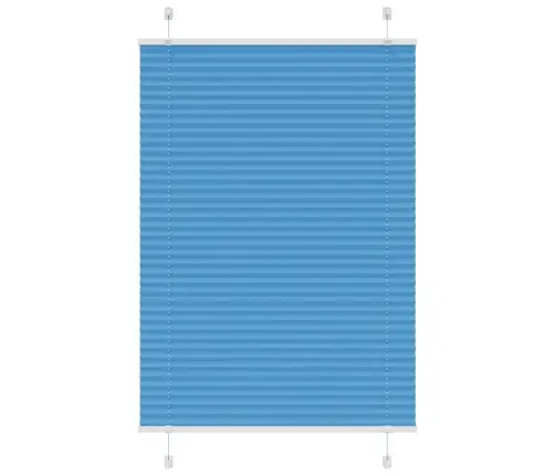 Plisuota Žaliuze Mėlyna 90X150 Cm Audinio Plotis 89,4 Cm