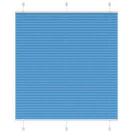 Plisuota Žaliuze Mėlyna 120X150 Cm Audinio Plotis 119,4 Cm