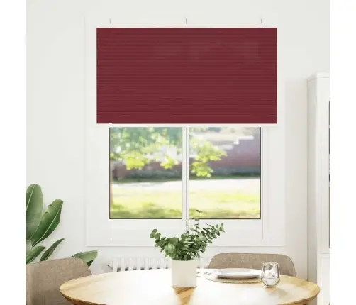 Kroku Žalūzija Bordo Sarkana 105X100 Cm Auduma Platums 104,4 Cm Vidaxl