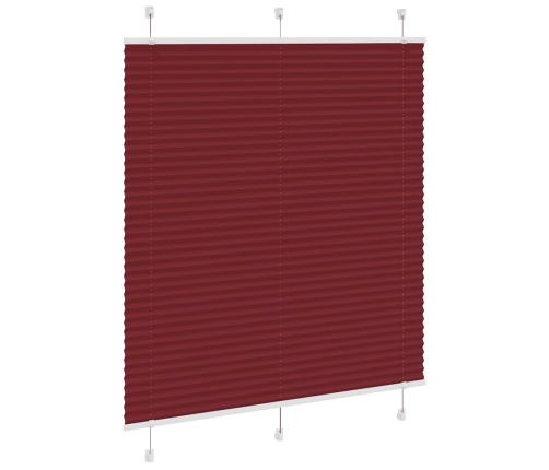 Kroku Žalūzija Bordo Sarkana 120X100 Cm Auduma Platums 119,4 Cm Vidaxl