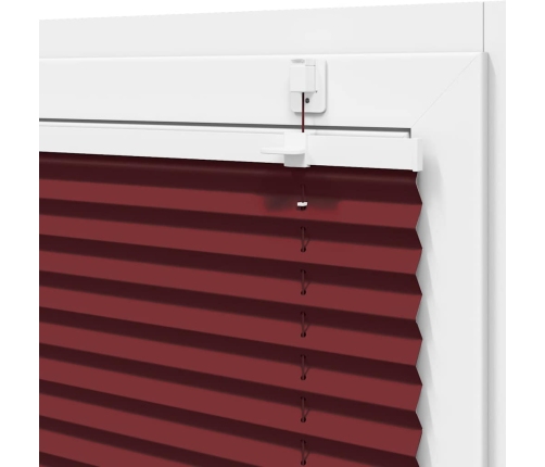 Kroku Žalūzija Bordo Sarkana 120X100 Cm Auduma Platums 119,4 Cm Vidaxl