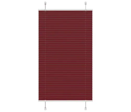 Plisseeritud Ruloo Bordeaux Punane 70X150 Cm Kanga Laius