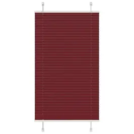 Plisseeritud Ruloo Bordeaux Punane 75X150 Cm Kanga Laius