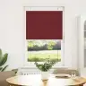 Plisseeritud Ruloo Bordeaux Punane 75X150 Cm Kanga Laius