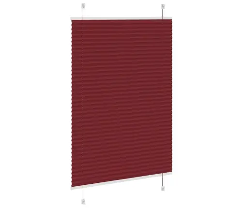 Kroku Žalūzija Bordo Sarkana 85X150 Cm Auduma Platums 84,4 Cm Vidaxl