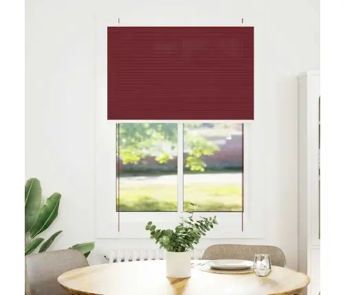 Kroku Žalūzija Bordo Sarkana 90X150 Cm Auduma Platums 89,4 Cm Vidaxl